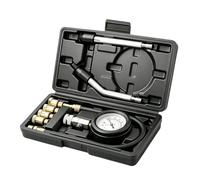 Cylinder Compression Tester | 300 PSI Engine Compression Test Kit | Quick Connect Petrol Engine Pressure Gauge | Car Truck Motorcycle RV Diagnostic Tool For Éngine Performance Check