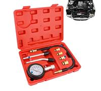 Cylinder Compression Tester - Accurate Portable Meter | Car Cylinder Pressure Meter Tool | Kompressionsprüfer für Truck, Vehicle, Car, Automotive, SUV, Motorbike, Garage und Workshop