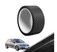 Cylocrya Pellicola in Carbonio per Auto, 5cm*3m, Nero, Protezione Anti-graffio e Impermeabile, Universale per Soglie delle Porte, Paraurti e Baule