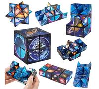 Cylora Cubo Infinito Star Sky 2 in 1, Cubo Magico 3D Puzzle, Decompression Puzzle Cube, Bambini, Adolescenti ed Adult