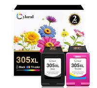 Cyloral 305XL Cartucce d'inchiostro Compatibile Con DeskJet 2820e 2800e 2810e 2720e 2732 2320 2710 2721 2722 2723 4110e 4120e 4122e 4130 ENVY 6020e 6420e 6022 6400 6430 per HP 305 XL Nero e Colore