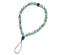 CYLRWSR Multicolore Della Cinghia Del Telefono Mobile Cordicella Di Vetro Perline Del Disco Della Corda, 19cm, Pietra, Agata