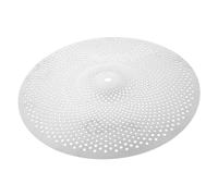 Cymbal Mute per Set di Batteria Argento in Lega per Lezioni | Pratica Silenziosa, Riduce Vibrazioni e Onde Sonore, per Batteristi e Studenti, Uso in Appartamento