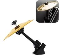 Cymbals, bacino portatile universale per prese d'aria auto, adatto per amanti della musica e tamburi (oro)