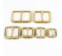 CYMMIYT Fibbia per Cintura Uomo 10 pezzi Meetee 10-38 mm fibbie regolabili in metallo for tracolla for borsa, cintura in pelle for zaino, fibbia a rullo, accessori fai da te(LightGold,25mm)