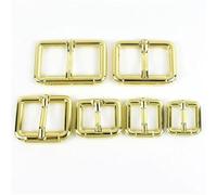 CYMMIYT Fibbia per Cintura Uomo 10 pezzi Meetee 10-38 mm fibbie regolabili in metallo for tracolla for borsa, cintura in pelle for zaino, fibbia a rullo, accessori fai da te(PaleLightGold,25mm)