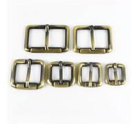 CYMMIYT Fibbia per Cintura Uomo 10 pezzi Meetee 10-38 mm fibbie regolabili in metallo for tracolla for borsa, cintura in pelle for zaino, fibbia a rullo, accessori fai da te(Brass,25mm)