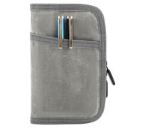 CYMNER Waterproof Field Notes Cover con chiusura lampo, 3,5 x 5,5 cm, multifunzione tattico, per computer portatile, per attività all'aperto, travel, escursionismo, professionisti, grigio.
