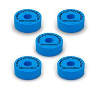 Cympad Blu Chromatics Foam Cymbal Pad Set - Rondelle in schiuma a memoria di forma ad alta densità per migliorare il suono e la durata, adatte a tutti i supporti per piatti - 40/15mm
