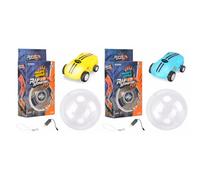 Cymwer Flashspin Mini Racer, Rapid Rc Stunt Car, Mini Racer con luce Rapid Stunt Car Rotazione a 360 gradi Micro auto da corsa tascabili Regali for bambini Ragazzi Ragazze