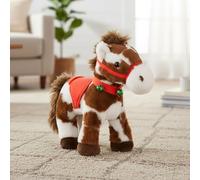 Cymwer Giocattolo Equestre Elettrico in Pile Morbido per Bambini, Pony Interattivo con Suoni di Neigh per Ragazzi e Ragazze Regalo Natalizio e Compleanno - 1 Pezzo