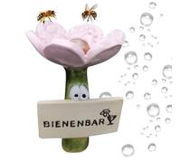 Cymwer Insect Drinker, resina affascinante bevitore simulato a forma di fiori di bere da bere stazioni da bere stazioni da giardino da giardino esterno