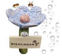 Cymwer Insect Drinker, resina affascinante bevitore simulato a forma di fiori di bere da bere stazioni da bere stazioni da giardino da giardino esterno