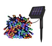 Cymwer LED Luci decorative solari festive Luci decorative sospese for esterni Lampada modellante multiuso regolabile for ornamenti for feste a tema (Luce bianca-5M20LED)