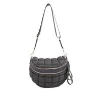 Cymwer Marsupi a tracolla da donna Borsa imbottita a mezzaluna di grande capacità Borsa sotto ascella in tinta unita con tracolla regolabile per gite di viaggio Attività ricreative (grigio) (stile 10)