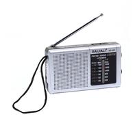Cymwer Mini radio portatili vintage, altoparlante a tasca a banda a a batteria AA for esercizio fisico mattutino