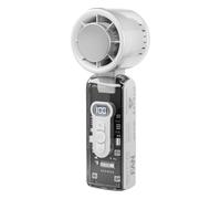 Cymwer Ventola portatile portatile luce a LED, ventola di raffreddamento personale ricaricabile ricaricabile ventola elettrica Mini Turbo for viaggi esterni