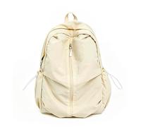 Cymwer Zaino da donna con molti scomparti, zaino da città beige