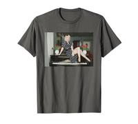 Cyndi Lauper Singer nel Regno Unito Che promuove Ho guidato Tutta la Notte Maglietta