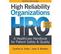 Cynthia A Oster INSTRUCTOR GUIDE for High Reliability Organizations, (Tascabile)