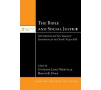 Cynthia Long Westfall The Bible and Social Justice (Copertina rigida)