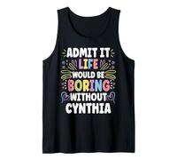 Cynthia Personalized Name Funny Cute Custom Cynthia Name Canotta
