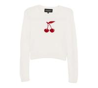 Cynthia Rowley - Cherries On Top Sweater - - Knitwear - Donna - Bianco - S