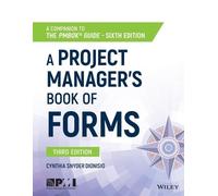 Cynthia Snyder Dionisio A Project Manager's Book of Forms (Tascabile)