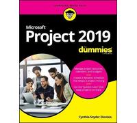 Cynthia Snyder Dionisio Microsoft Project 2019 For Dummies (Tascabile)