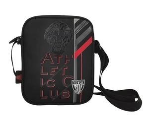 CyP Brands-Athletic Club, borsa a tracolla, borsetta, borsa, marsupio, pallone da calcio, colore nero, prodotto ufficiale