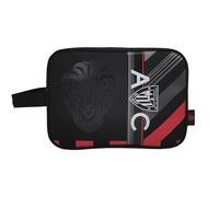 CyP Brands-Athletic Club, borsa da toilette, borsa da toilette, custodia da trasporto, pallone da calcio, colore nero, prodotto ufficiale