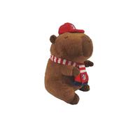 CyP Brands - Atlético de Madrid, Capibara di peluche con cappello, bambola morbida e coccolosa, 35 cm, regalo originale per bambini e adulti