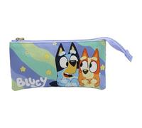 CyP Brands-Bluey, astuccio porta oggetti, materiale scolastico, prescolare, luce onda, colore blu, prodotto ufficiale, multicolore, Estandar, Casual