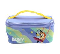 CYPBRANDS CyP Brands-Bluey, beauty case, borsa da bagno, accessori, prescolare, colore blu, luce onda, prodotto ufficiale, multicolore, Estandar, Casual