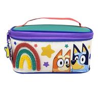 CYPBRANDS CyP Brands-Bluey, borsa da toilette, borsa da toilette, accessori, scuola materna, multicolore, arcobaleno, prodotto ufficiale