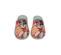 CYP BRANDS CYPBRANDS Dragon Ball - Pantofole Dragon Ball Open House, Design Bulma, Morbide, Taglia 40/41, Giallo e Blu, Prodotto ufficiale