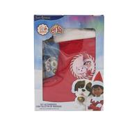 CyP Brands-Elfi, Attività Creative, Confezione regalo, Natale, Calzino da Camino, Multicolore, Prodotto Ufficiale