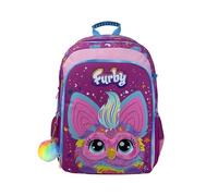 CyP Brands, Furby, Zaino per la scuola, trolley adattabile, grande, leggero, resistente, design divertente, con licenza ufficiale, per bambini e bambine.