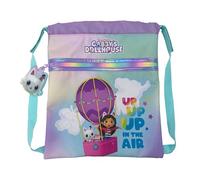 CYPBRANDS CyP Brands-Gabby, zaino a sacco, zaino con coulisse, scuola materna, accessori, colore viola, prodotto ufficiale