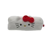 CyP Brands - Hello Kitty, Sanrio, Portatutto, astuccio, peluche, colore bianco, prodotto ufficiale, bianco, Sanrio Hello Kitty - Astuccio di peluche