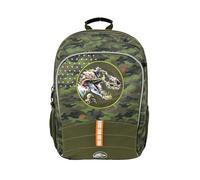 CyP Brands - Jurassic World - Zaino, Adattabile al trolley, Materiale scolastico, Zaino casual, Zaino per ragazzi, Collezione Roar, Colore verde, Prodotto ufficiale