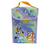 CyP Brands - Bluey, borsa per spuntino, borsa, porta pranzo, portapranzo, contenitore, colore: blu, prodotto ufficiale, multicolore, Estandar