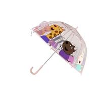 CyP Brands Peppa Pig, Ombrello per bambini, Bolla, Trasparente, Ombrello manuale, 48 cm, Multicolore, Prodotto Ufficiale, multicolore, Talla única