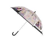 CyP Brands Peppa Pig, Ombrello per bambini, Ombrello manuale per bambini, trasparente, 8 aste e tubo metallico ad alta resistenza, prodotto ufficiale, multicolore, Talla única