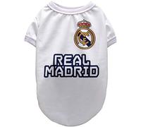 CYP BRANDS Real Madrid, Maglietta per Cani, Taglia XXS, Prodotto Ufficiale Real Madrid