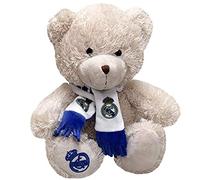 Real Madrid, Peluche Orsacchiotto con Sciarpa 20 cm, Prodotto Ufficiale Real Madrid (CyP Brands)