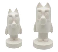 Cyp Brands Set Di Due Figure In Gesso Di Bluey Da Dipingere