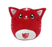 CyP Brands-Sevilla FC, Peluche, Gatto, 12 cm, Colore rosso, Prodotto ufficiale