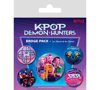 Cyp Brands Spillo K-pop Demon Hunters Set De 4 Chapas