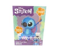 CyP Brands - Stitch, statuetta in gesso per pittura, artigianato per bambini, include vernici e pennello, attività creativa, licenza ufficiale, regalo o